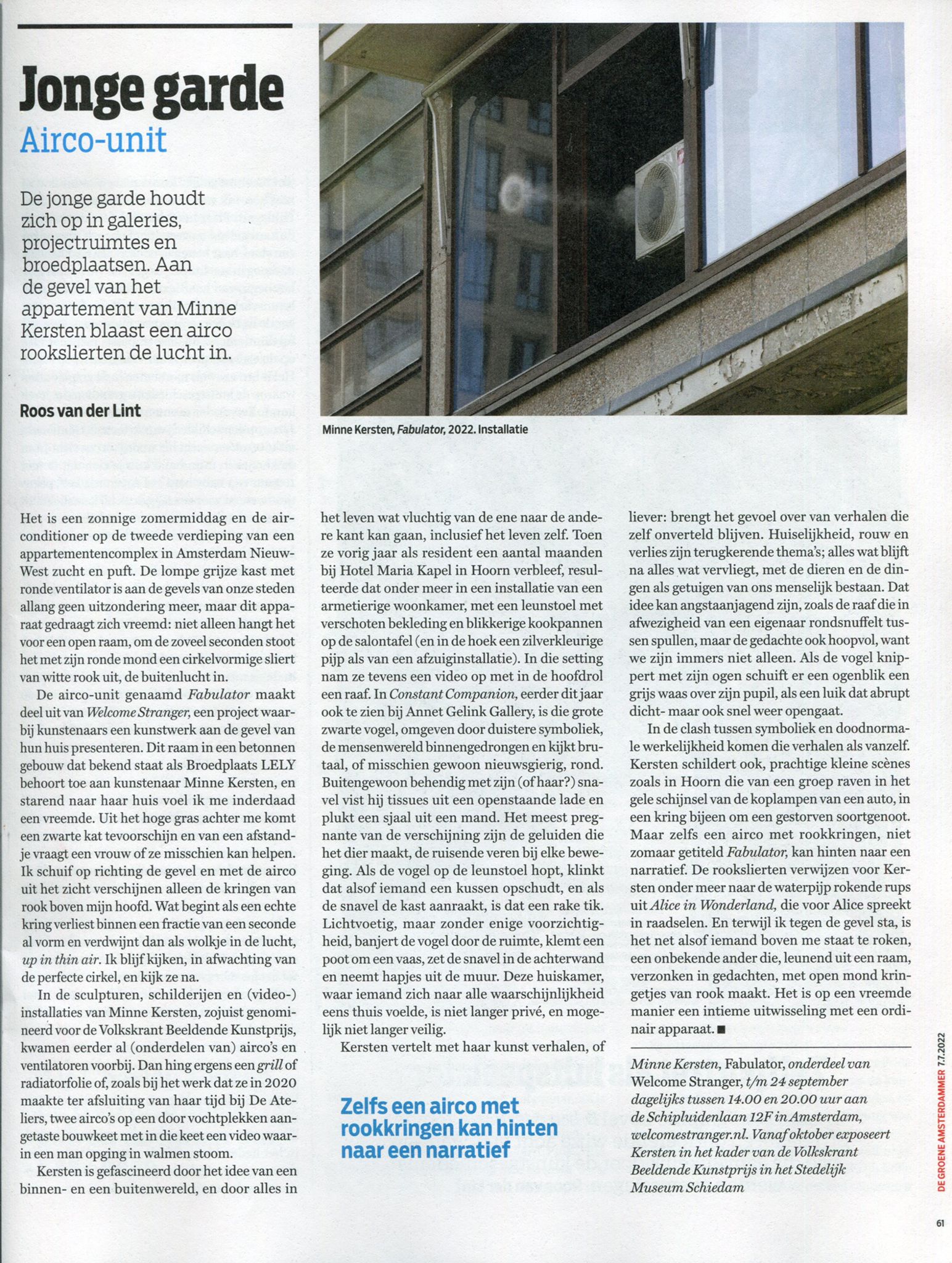 2022_07_07 Minne Kersten in Groene Amsterdammer 